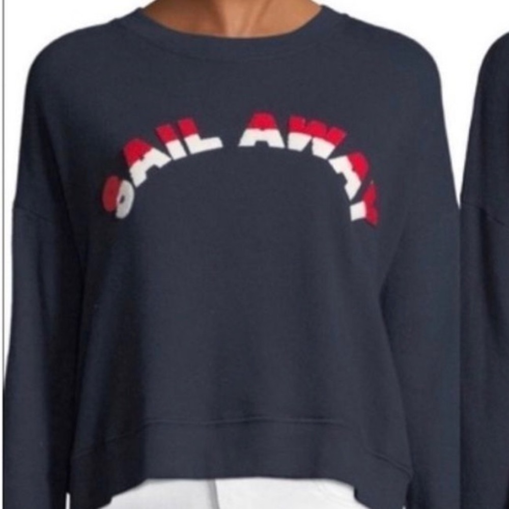 NWT $228 Joie 💕 Lenexa Sweatshirt Nautical Sail Away Yacht Casual Top Crewneck - Picture 8 of 12